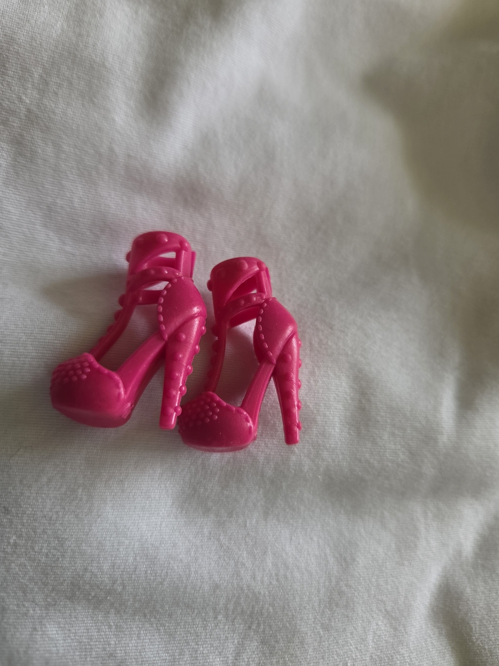 Hot PinkHigh Heel Shoes For Barbie